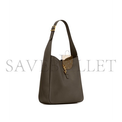 YSL LE 5 À 7 SUPPLE LARGE IN GRAINED LEATHER 753837AAAUQ3212 (30*28*11cm)