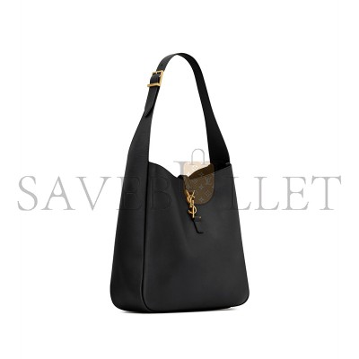 YSL LE 5 À 7 SUPPLE LARGE IN GRAINED LEATHER 753837AAAUQ1000 (30*31*13cm)