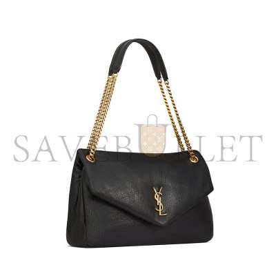 YSL CALYPSO LARGE IN GRAINED LAMBSKIN 777399AACYT1000 (28*22*12cm)