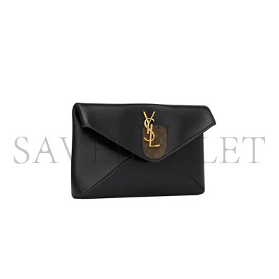 YSL CASSANDRE SMALL ENVELOPE POUCH IN LAMBSKIN 764931AACX71000 (21*14*3cm)