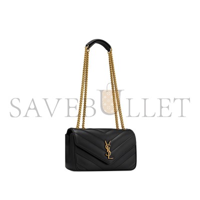 YSL LOULOU SMALL IN MATELASSÉ LAMBSKIN 801437AAEAX1000 (24*14*6cm)