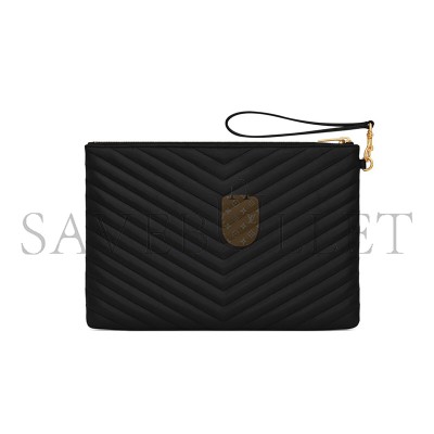YSL CASSANDRE MATELASSÉ TABLET POUCH IN LEATHER 559193CWU011000 (30*21.5*2cm)