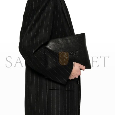 YSL SAINT LAURENT PUFFY POUCH IN LAMBSKIN 779512AADBZ (30*22*3cm)