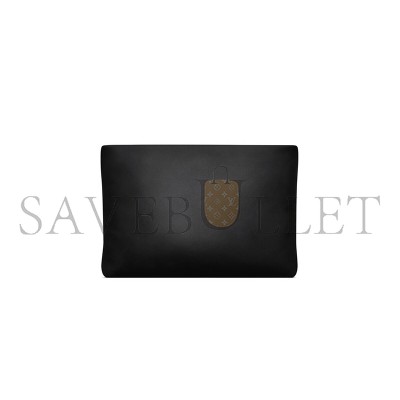 YSL SAINT LAURENT SMALL PUFFY POUCH IN LAMBSKIN 779526AADA11000 (23*16*4cm)