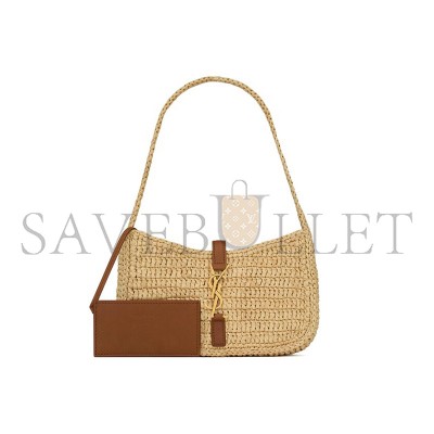 YSL LE 5 À 7 MINI IN RAFFIA 742680GAABN2080 (19*11.5*4.5cm)