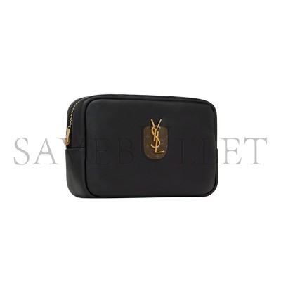 YSL CALYPSO COSMETIC POUCH IN LAMBSKIN 767101AACX71000 (21*14*6.5cm)