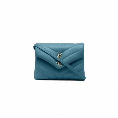 YSL TOY LOULOU SHOULDER BAG IN QUILTED LEATHER 467072100542 (20*14*7cm)