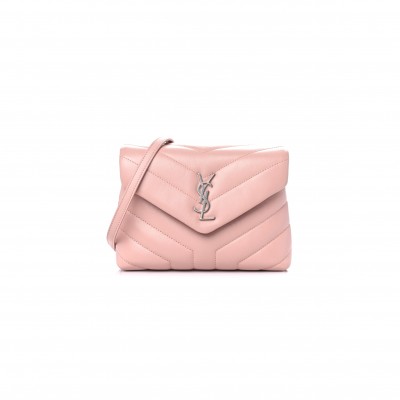 YSL TOY LOULOU SHOULDER BAG IN QUILTED LEATHERYSL 467072520041 (20*14*7cm)