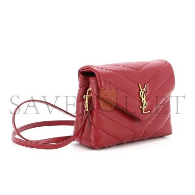 YSL TOY LOULOU SHOULDER BAG IN QUILTED LEATHER 467072655329 (20*14*7cm)