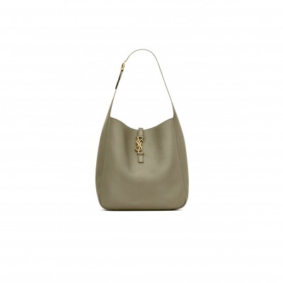 YSL LE 5 À 7 SUPPLE LARGE IN GRAINED LEATHER 753837AAAUQ3798 (30*31*13cm)