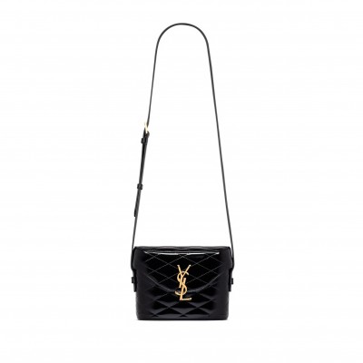 YSL JUNE BOX BAG IN PATENT LEATHER 710080544120 (19*15*8cm)