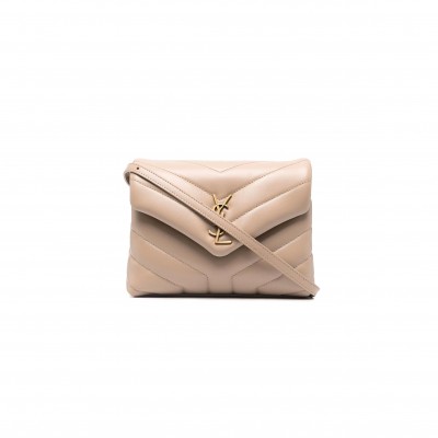 YSL TOY LOULOU SHOULDER BAG IN QUILTED LEATHER 678401DV7072721 (20*14*7cm)
