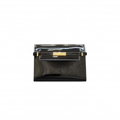 YSL MANHATTAN IN PATENT LEATHER 579271002365 (29*20*7.5cm)