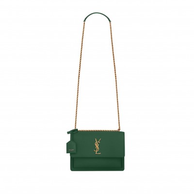 YSL SUNSET MEDIUM IN SMOOTH LEATHER 442906D420W3207 (22*16*6.5cm)