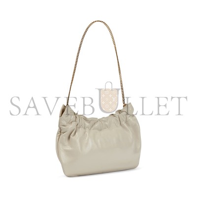 YSL PACPAC CHAIN HOBO BAG IN LEATHER 68163227X1W9278 (24*14*4cm)