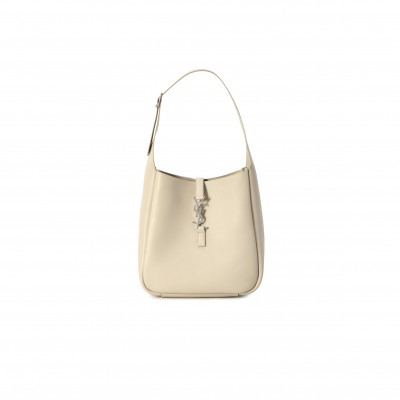 YSL LE 5 À 7 SUPPLE SMALL IN GRAINED LEATHER 713938AACQG9607 (23*22*8.5cm)