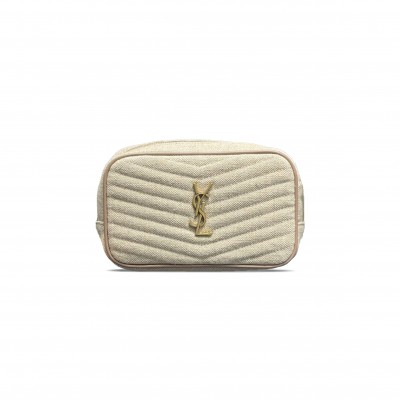 YSL LOU MINI BAG IN CANVAS 585040215506 (19*10.5*5cm)