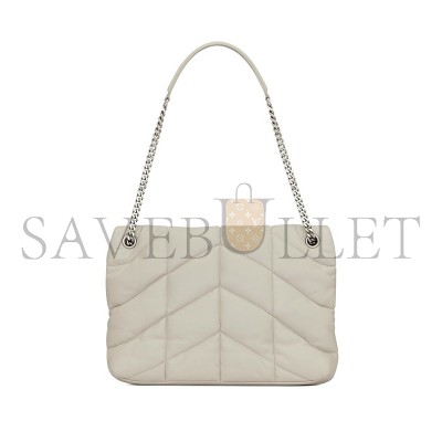 YSL PUFFER MEDIUM CHAIN BAG IN QUILTED LAMBSKIN 5774751EL009207 (35*23*13.5cm)
