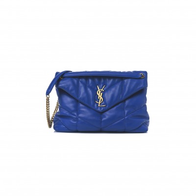 YSL PUFFER MEDIUM CHAIN BAG IN QUILTED LAMBSKIN 5774751EL074331 (35*23*13.5cm)