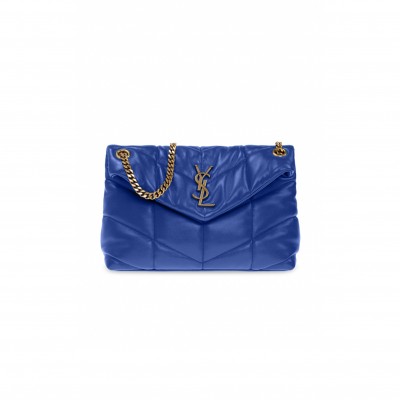 YSL PUFFER SMALL CHAIN BAG IN QUILTED LAMBSKIN 5774761EL074331 (29*17*11cm)