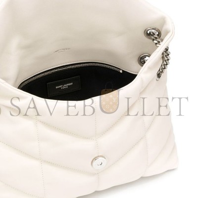 YSL PUFFER SMALL CHAIN BAG IN QUILTED LAMBSKIN 577476563324 (29*17*11cm)