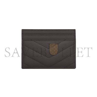 YSL CASSANDRE MATELASSÉ CARD CASE IN GRAIN DE POUDRE LEATHER 423291BOW011112 (10.5*7.5*0.5cm)