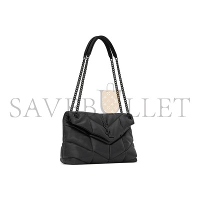 YSL PUFFER SMALL IN NAPPA LEATHER 5774761EL081000 (29*17*11cm)