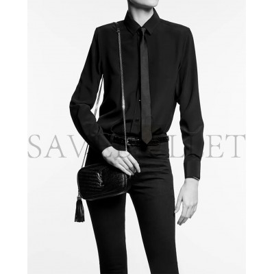 YSL LOU MINI BAG IN MATELASSÉ GRAIN DE POUDRE EMBOSSED LEATHER 6125791GF011000 (19*10.5*5cm)