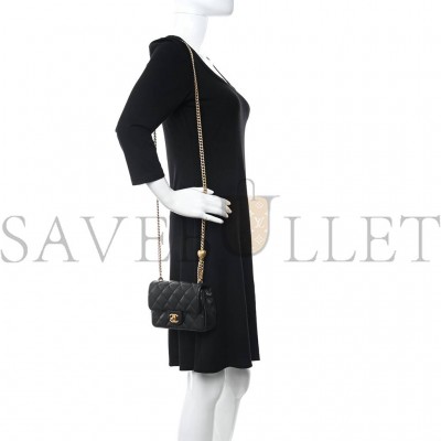 CHANEL CAVIAR QUILTED SWEETHEART MINI RECTANGULAR FLAP BLACK  GOLD HARDWARE (18*12*6cm)