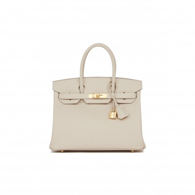 HERMES BIRKIN 30 CRAIE EPSOM GOLD HARDWARE  (30cm)