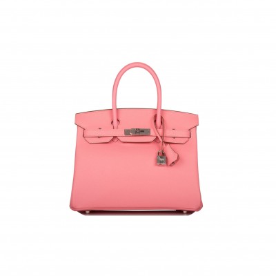 HERMES BIRKIN 30 ROSE CONFETTI EPSOM PALLADIUM HARDWARE (30cm)
