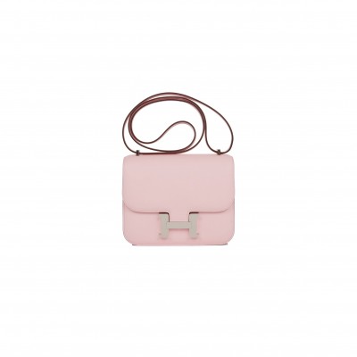 HERMES CONSTANCE 18 ROSE SAKURA SWIFT PALLADIUM HARDWARE 39691674026078 (18cm)