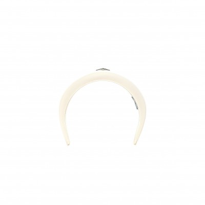 PRADA NYLON RE-NYLON HEADBAND WHITE