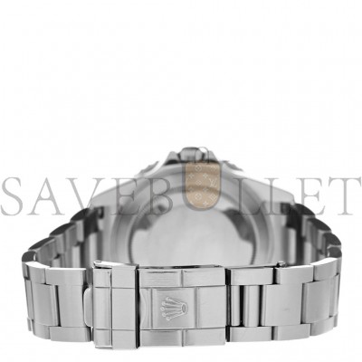 ROLEX STAINLESS STEEL 40MM OYSTER PERPETUAL DATE GMT MASTER II WATCH BLACK 16710