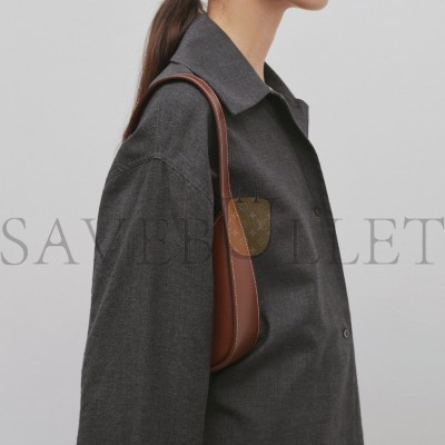 THE ROW HALF MOON BAG IN LEATHER CHERRY WOOD W1249L60CHYWD (34*20*6cm)