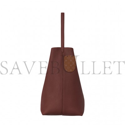 THE ROW LARGE NS PARK TOTE IN LEATHER BURNT WOOD W1273L129BWOD (43*38*20cm)