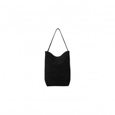 THE ROW LARGE NS PARK TOTE BAG IN NUBUCK BLACK W1273L87BLK (43*38*20cm)
