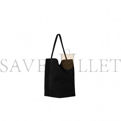THE ROW MEDIUM NS PARK TOTE BAG IN NUBUCK BLACK W1313L87BLK (33*28*15cm)