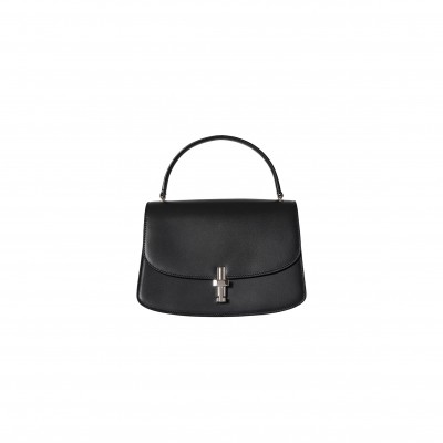 THE ROW SOFIA 8.75 BAG IN LEATHER BLACK W1442L60BLPL (22*15*9cm)