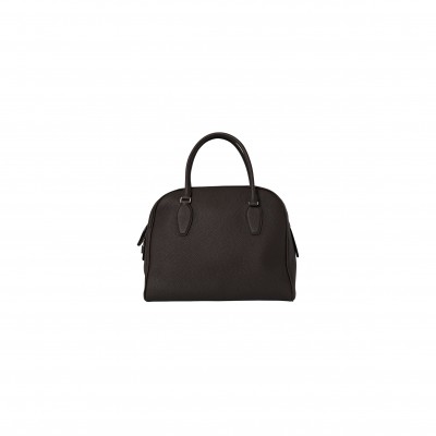 THE ROW INDIA 12.00 BAG IN LEATHER DARK BROWN W1595L23DBP (30*30*24cm)