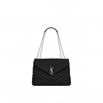 YSL LOULOU MEDIUM CHAIN BAG IN QUILTED LEATHER 574946DV7261000 (32*22*12cm)
