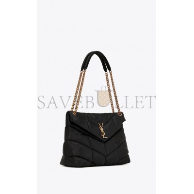 YSL PUFFER MEDIUM CHAIN BAG IN QUILTED LAMBSKIN 5774751EL071000 (35*23*13.5cm)