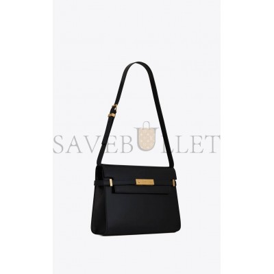 YSL MANHATTAN SHOULDER BAG IN BOX SAINT LAURENT LEATHER 5792710SX0W1000 (29*20*7.5cm)