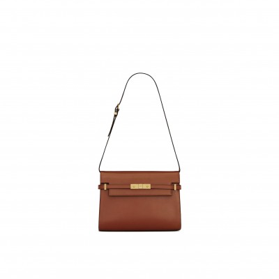 YSL MANHATTAN SHOULDER BAG IN BOX SAINT LAURENT LEATHER 5792710SXPW6362 (29*20*7.5cm)