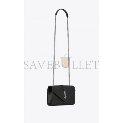 YSL ENVELOPE SMALL BAG IN MIX MATELASS&EACUTE; GRAIN DE POUDRE EMBOSSED LEATHER 600195BOW921000 (21*13*6cm)