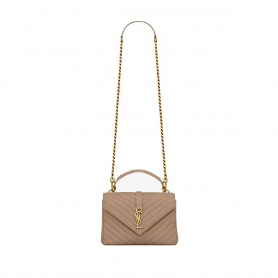 YSL COLLEGE MEDIUM IN QUILTED LEATHER 600279BRM072826 (24*17*6.5cm)