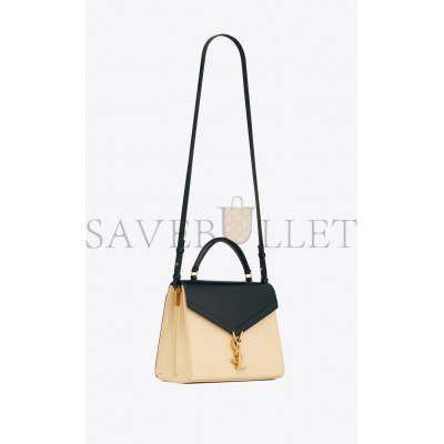 YSL CASSANDRA MEDIUM TOP HANDLE BAG IN BOX SAINT LAURENT LEATHER 62393116C7W1089 (24.5*20*11.5cm)