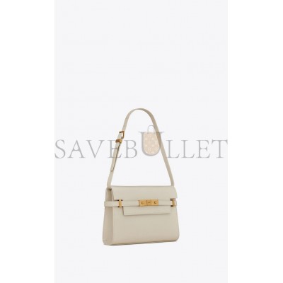 YSL MANHATTAN SMALL SHOULDER BAG IN BOX SAINT LAURENT LEATHER 6756260SX0W9207 (24*17.5*6cm)