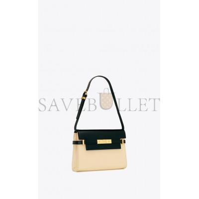 YSL MANHATTAN SMALL SHOULDER BAG IN BOX SAINT LAURENT LEATHER 67562616C7W1089 (24*17.5*6cm)