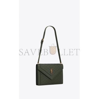 YSL GABY SATCHEL IN QUILTED LAMBSKIN 6955031EL073045 (26*18*5cm)